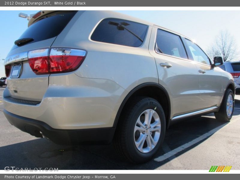 White Gold / Black 2012 Dodge Durango SXT