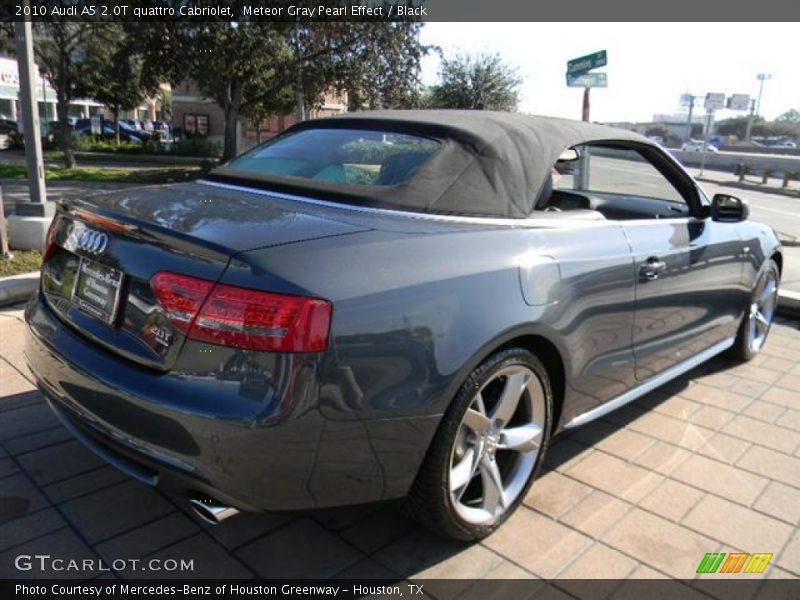 Meteor Gray Pearl Effect / Black 2010 Audi A5 2.0T quattro Cabriolet