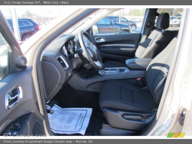 White Gold / Black 2012 Dodge Durango SXT