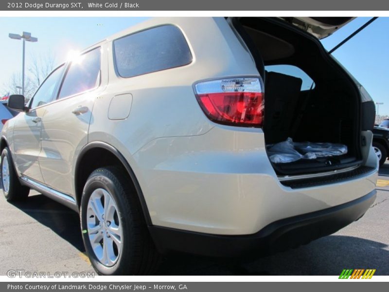 White Gold / Black 2012 Dodge Durango SXT