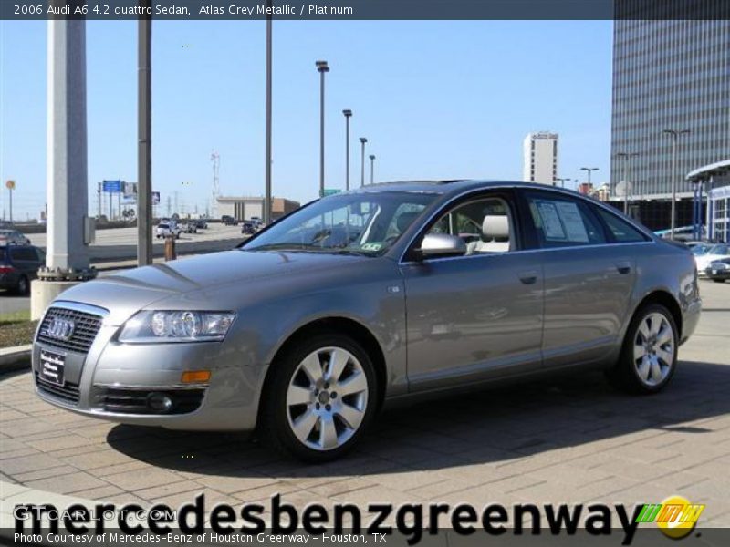Atlas Grey Metallic / Platinum 2006 Audi A6 4.2 quattro Sedan