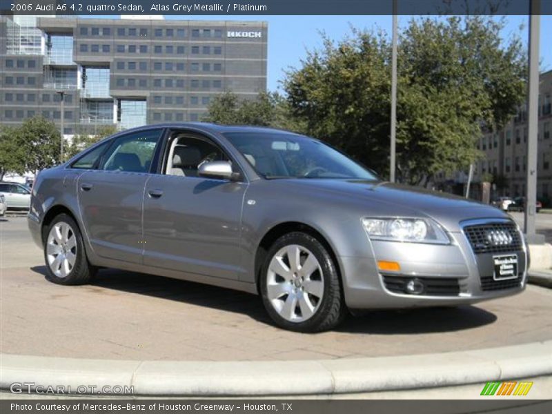 Atlas Grey Metallic / Platinum 2006 Audi A6 4.2 quattro Sedan