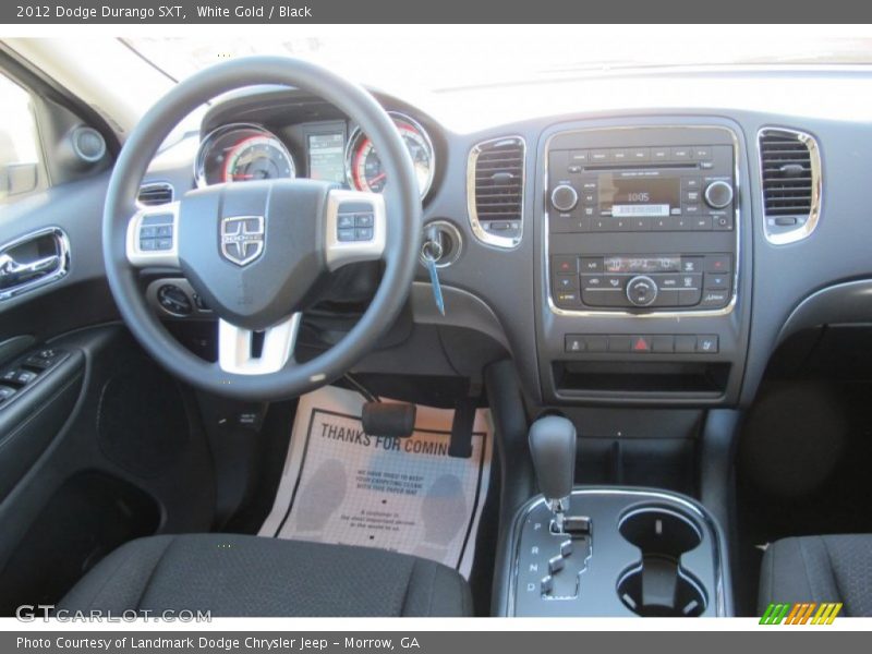 White Gold / Black 2012 Dodge Durango SXT