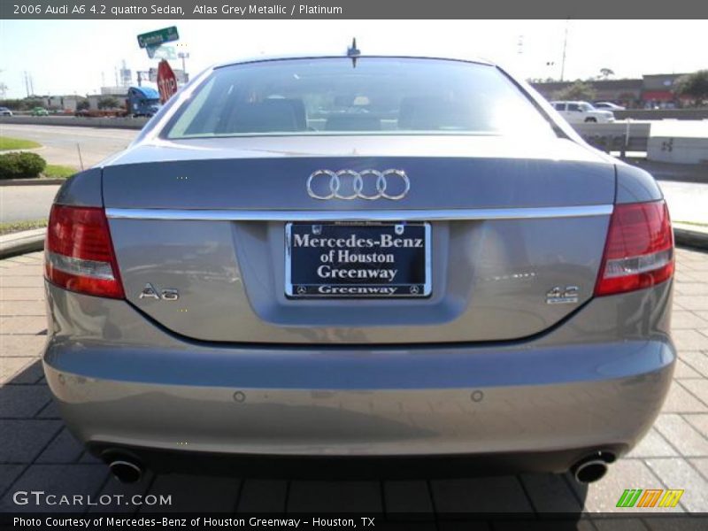 Atlas Grey Metallic / Platinum 2006 Audi A6 4.2 quattro Sedan