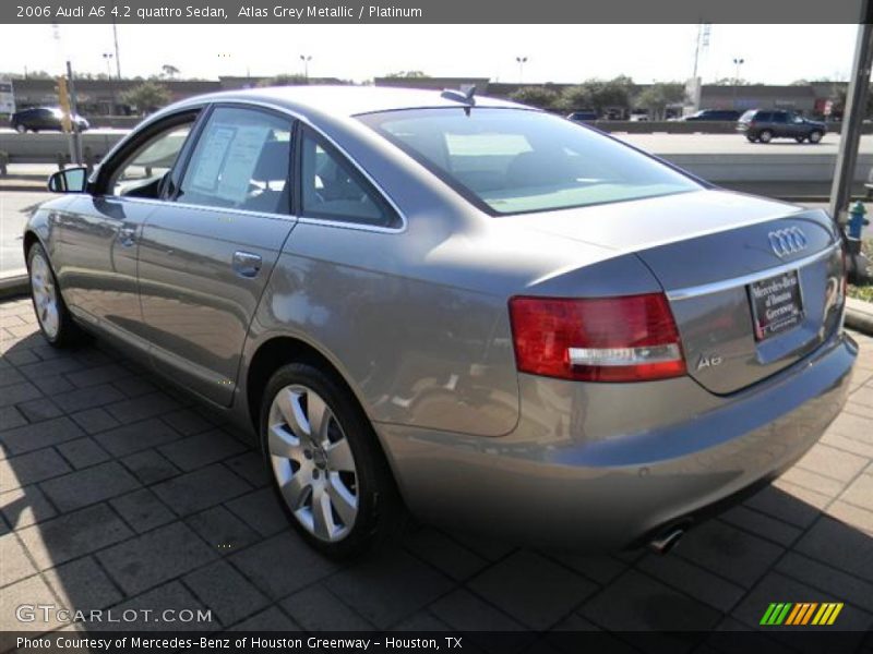 Atlas Grey Metallic / Platinum 2006 Audi A6 4.2 quattro Sedan