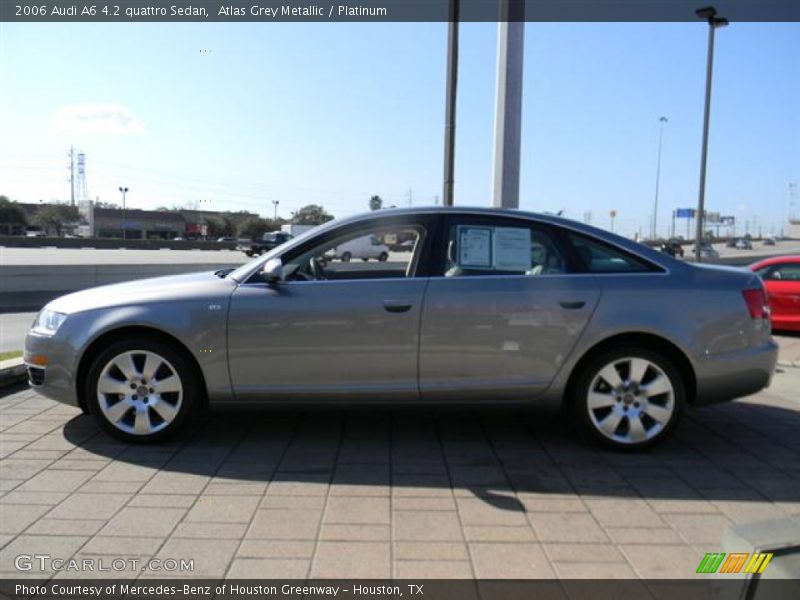 Atlas Grey Metallic / Platinum 2006 Audi A6 4.2 quattro Sedan