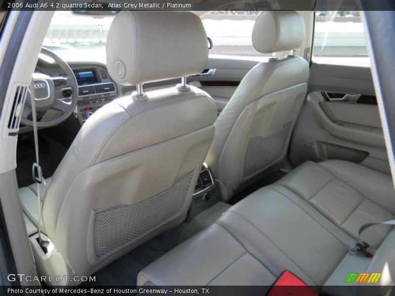 Atlas Grey Metallic / Platinum 2006 Audi A6 4.2 quattro Sedan