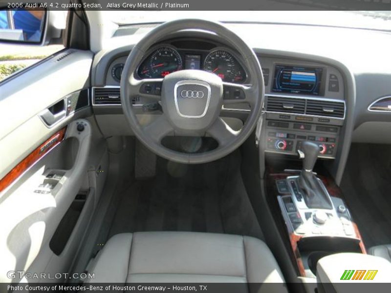 Atlas Grey Metallic / Platinum 2006 Audi A6 4.2 quattro Sedan