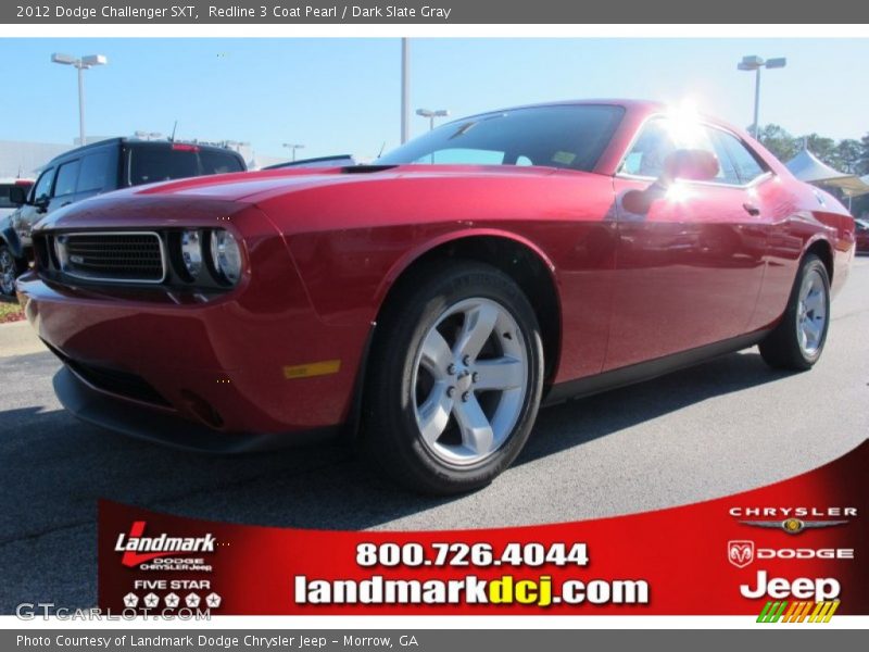 Redline 3 Coat Pearl / Dark Slate Gray 2012 Dodge Challenger SXT