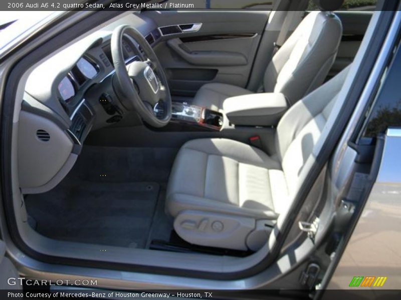 Atlas Grey Metallic / Platinum 2006 Audi A6 4.2 quattro Sedan