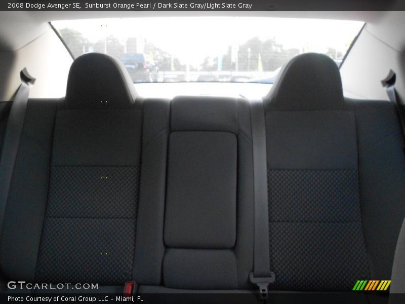 Sunburst Orange Pearl / Dark Slate Gray/Light Slate Gray 2008 Dodge Avenger SE
