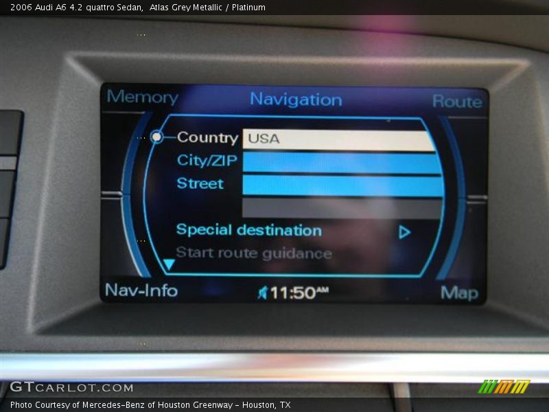 Atlas Grey Metallic / Platinum 2006 Audi A6 4.2 quattro Sedan