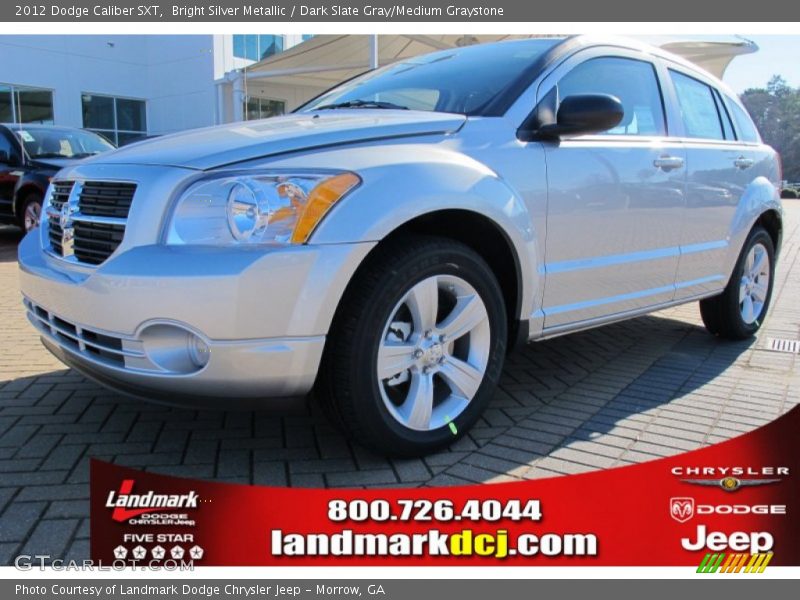 Bright Silver Metallic / Dark Slate Gray/Medium Graystone 2012 Dodge Caliber SXT