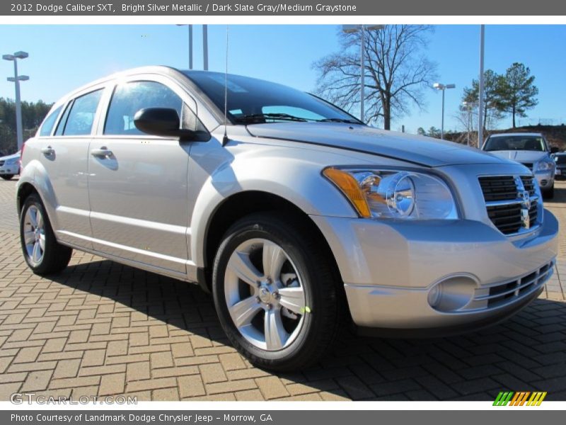 Bright Silver Metallic / Dark Slate Gray/Medium Graystone 2012 Dodge Caliber SXT