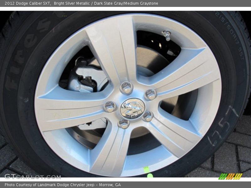 Bright Silver Metallic / Dark Slate Gray/Medium Graystone 2012 Dodge Caliber SXT