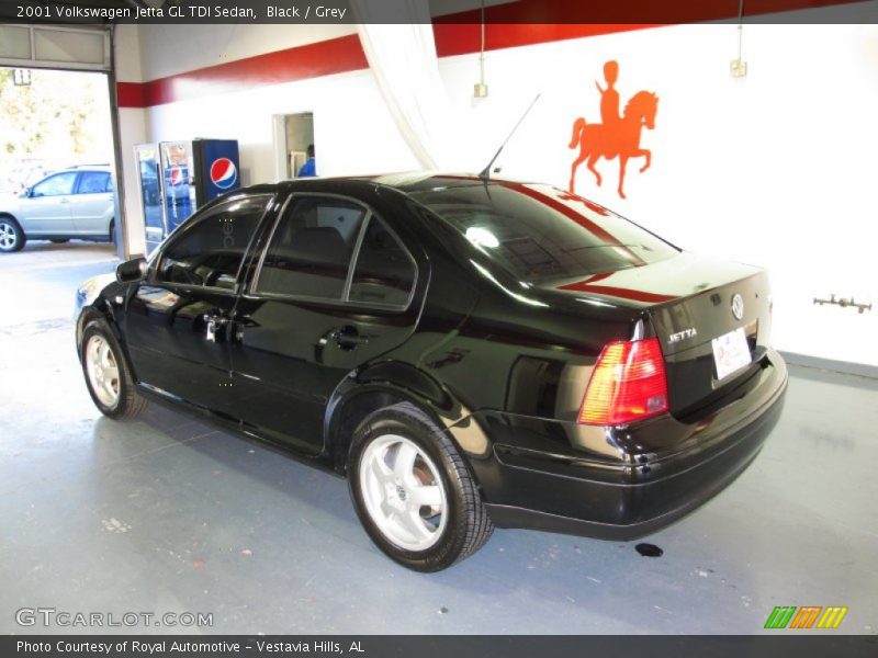 Black / Grey 2001 Volkswagen Jetta GL TDI Sedan