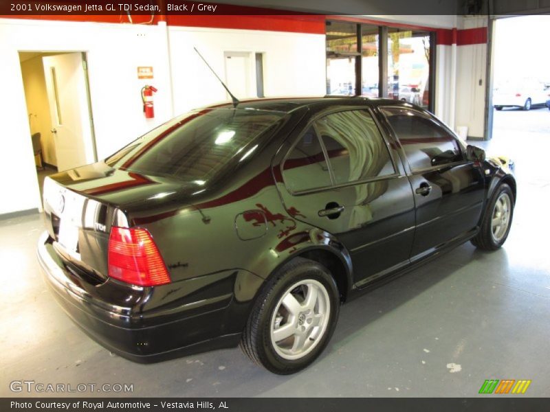 Black / Grey 2001 Volkswagen Jetta GL TDI Sedan