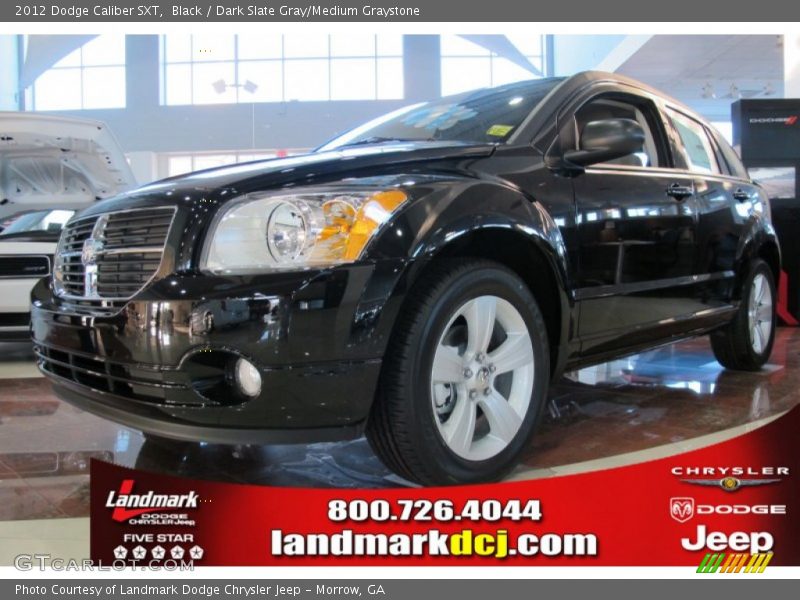 Black / Dark Slate Gray/Medium Graystone 2012 Dodge Caliber SXT