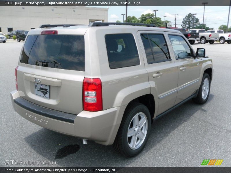 Light Sandstone Metallic / Dark Slate Gray/Pebble Beige 2010 Jeep Patriot Sport