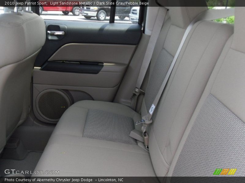 Light Sandstone Metallic / Dark Slate Gray/Pebble Beige 2010 Jeep Patriot Sport