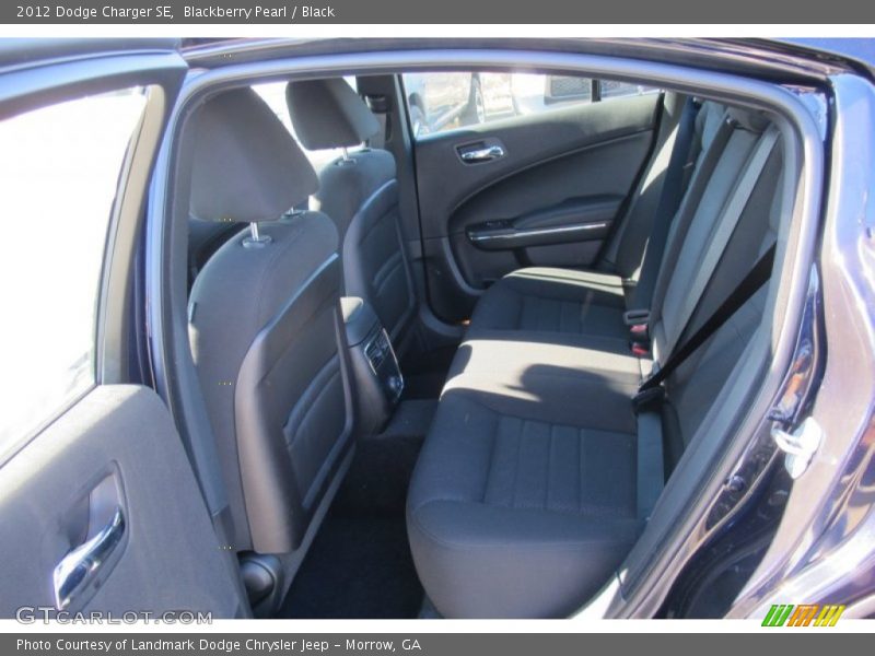 Blackberry Pearl / Black 2012 Dodge Charger SE