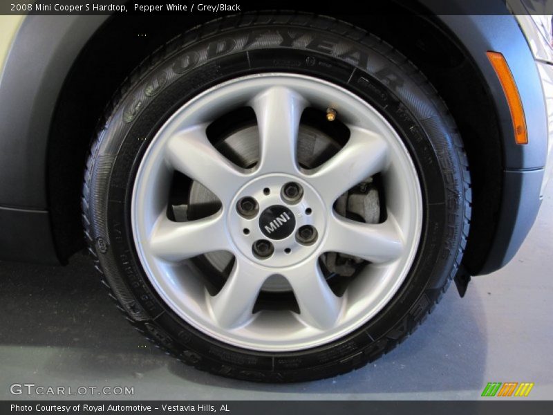 Pepper White / Grey/Black 2008 Mini Cooper S Hardtop