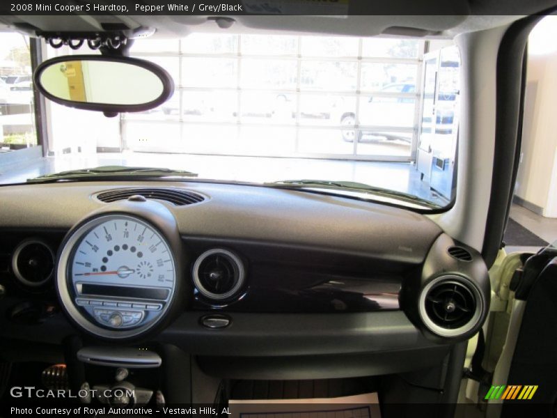 Pepper White / Grey/Black 2008 Mini Cooper S Hardtop