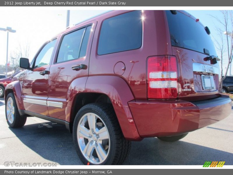Deep Cherry Red Crystal Pearl / Dark Slate Gray 2012 Jeep Liberty Jet