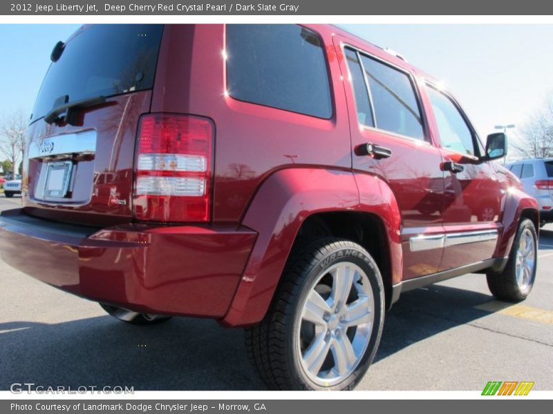 Deep Cherry Red Crystal Pearl / Dark Slate Gray 2012 Jeep Liberty Jet