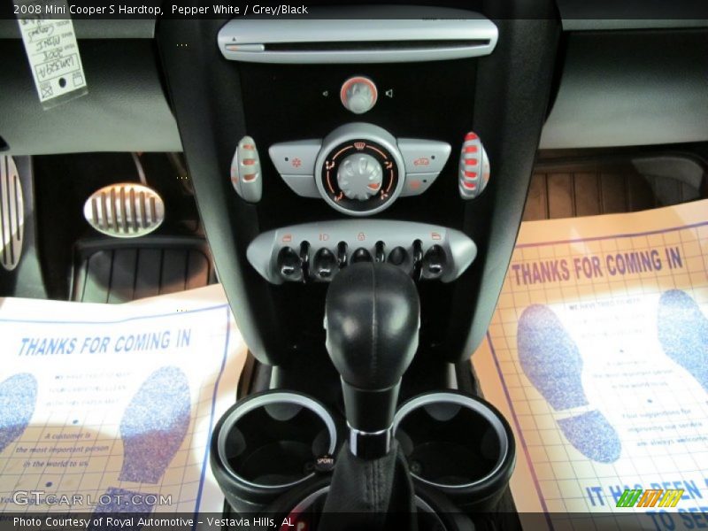Pepper White / Grey/Black 2008 Mini Cooper S Hardtop