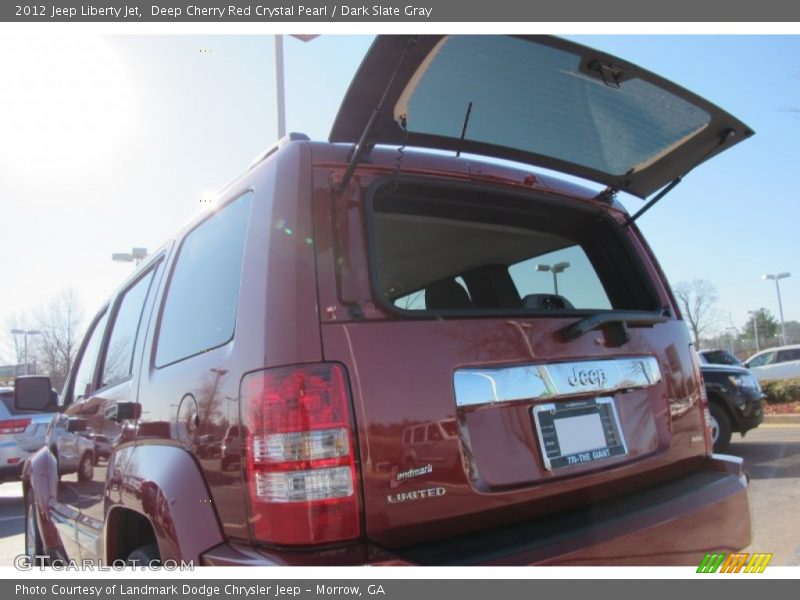 Deep Cherry Red Crystal Pearl / Dark Slate Gray 2012 Jeep Liberty Jet
