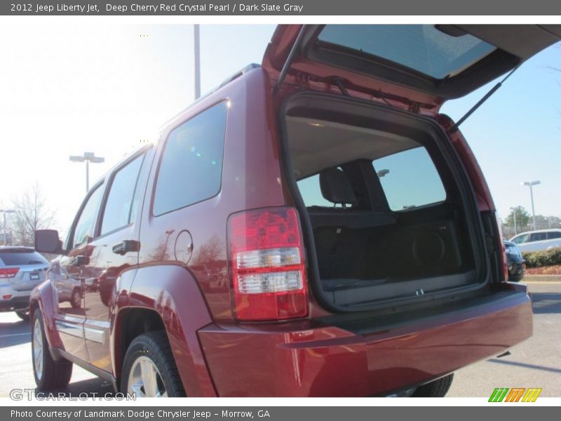 Deep Cherry Red Crystal Pearl / Dark Slate Gray 2012 Jeep Liberty Jet