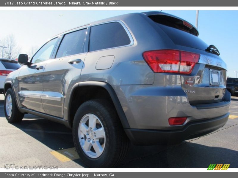 Mineral Gray Metallic / Black 2012 Jeep Grand Cherokee Laredo