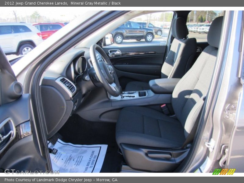 Mineral Gray Metallic / Black 2012 Jeep Grand Cherokee Laredo