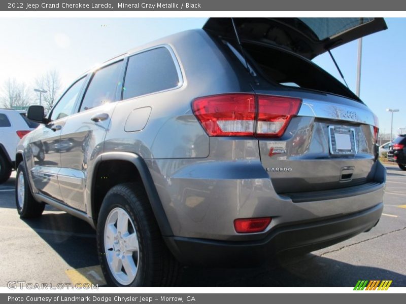 Mineral Gray Metallic / Black 2012 Jeep Grand Cherokee Laredo