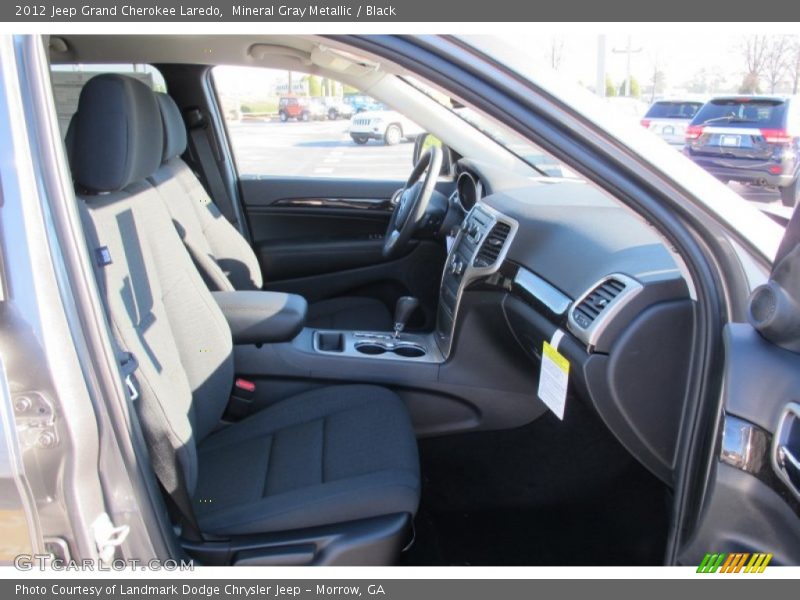 Mineral Gray Metallic / Black 2012 Jeep Grand Cherokee Laredo