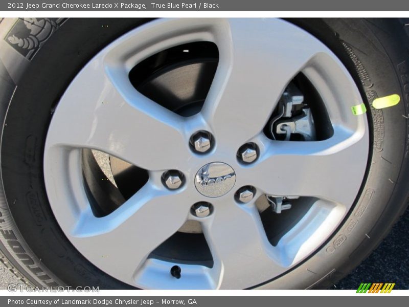 True Blue Pearl / Black 2012 Jeep Grand Cherokee Laredo X Package