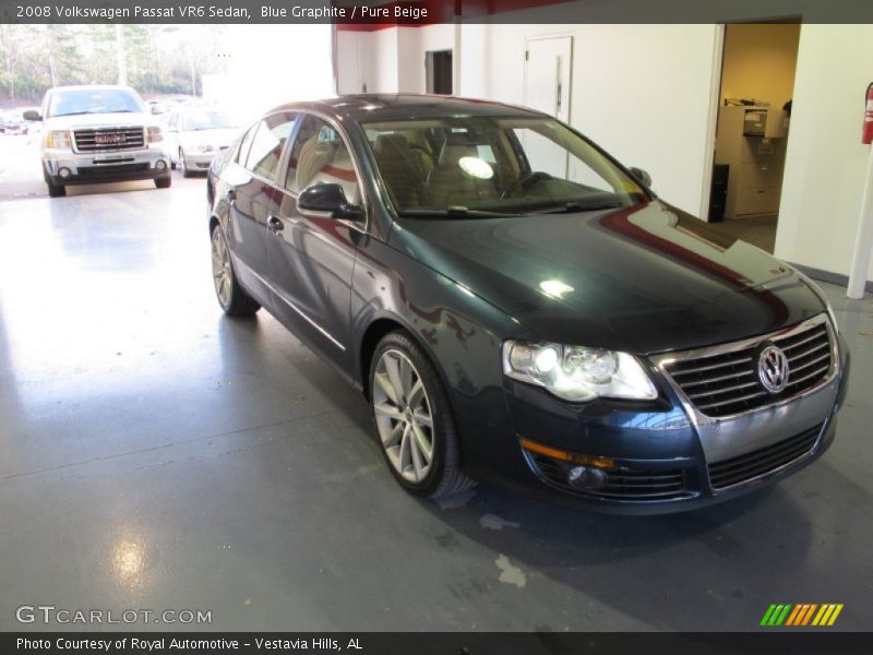 Blue Graphite / Pure Beige 2008 Volkswagen Passat VR6 Sedan