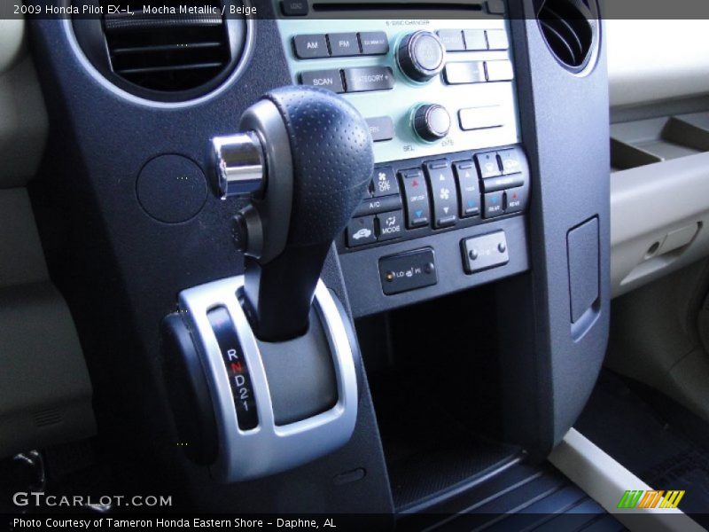 Mocha Metallic / Beige 2009 Honda Pilot EX-L