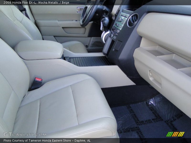 Mocha Metallic / Beige 2009 Honda Pilot EX-L