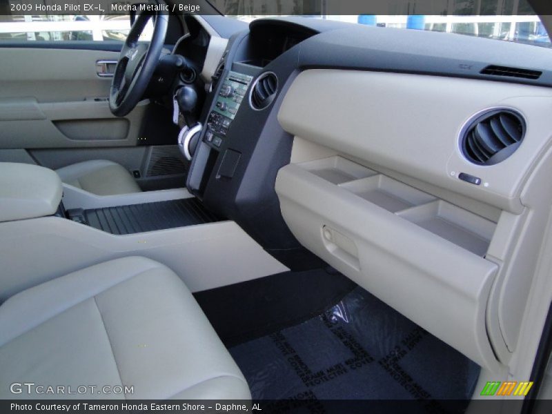 Mocha Metallic / Beige 2009 Honda Pilot EX-L