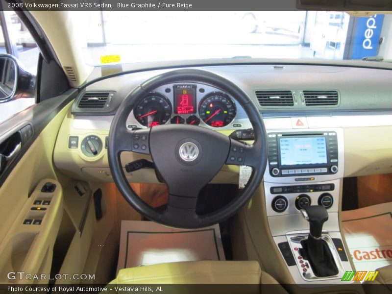 Blue Graphite / Pure Beige 2008 Volkswagen Passat VR6 Sedan