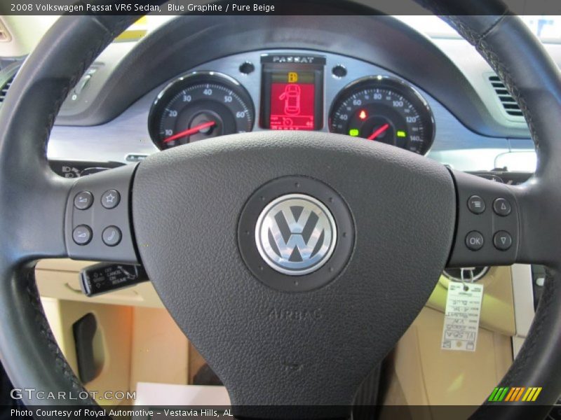 Blue Graphite / Pure Beige 2008 Volkswagen Passat VR6 Sedan