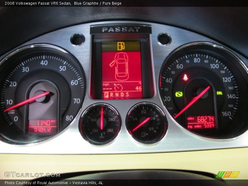 Blue Graphite / Pure Beige 2008 Volkswagen Passat VR6 Sedan