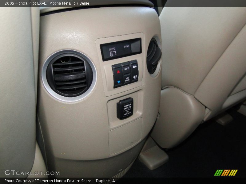 Mocha Metallic / Beige 2009 Honda Pilot EX-L