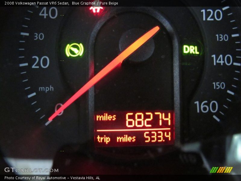 Blue Graphite / Pure Beige 2008 Volkswagen Passat VR6 Sedan