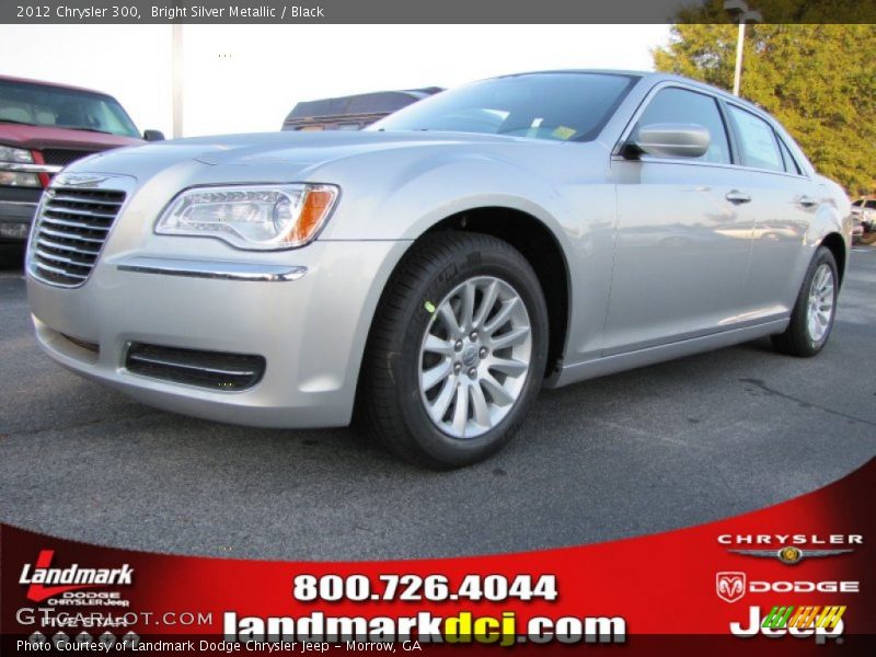 Bright Silver Metallic / Black 2012 Chrysler 300