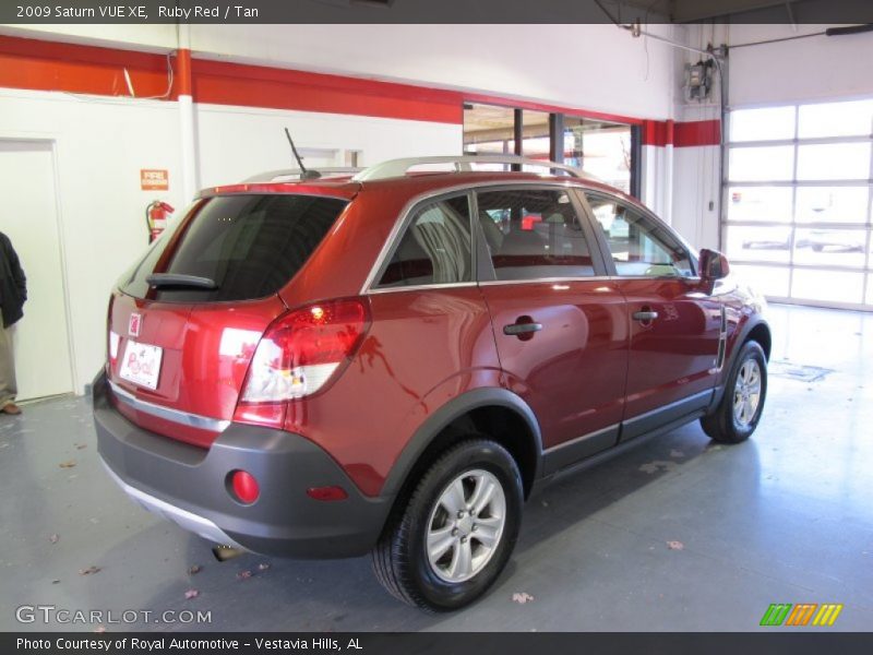 Ruby Red / Tan 2009 Saturn VUE XE
