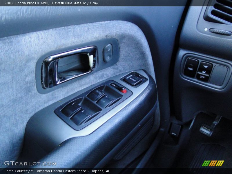 Havasu Blue Metallic / Gray 2003 Honda Pilot EX 4WD