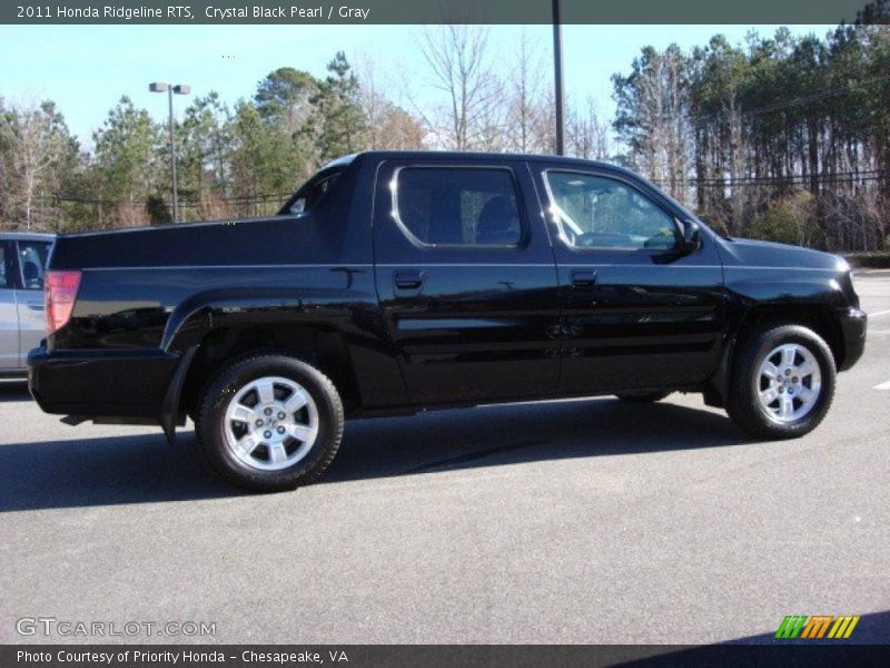 Crystal Black Pearl / Gray 2011 Honda Ridgeline RTS